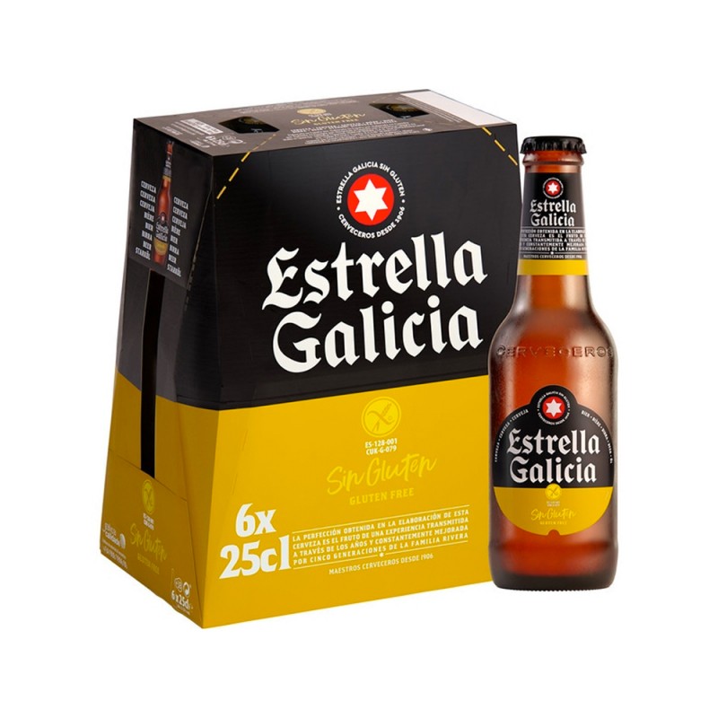 Estrella Galicia Sin Gluten 6-Pack 250ml