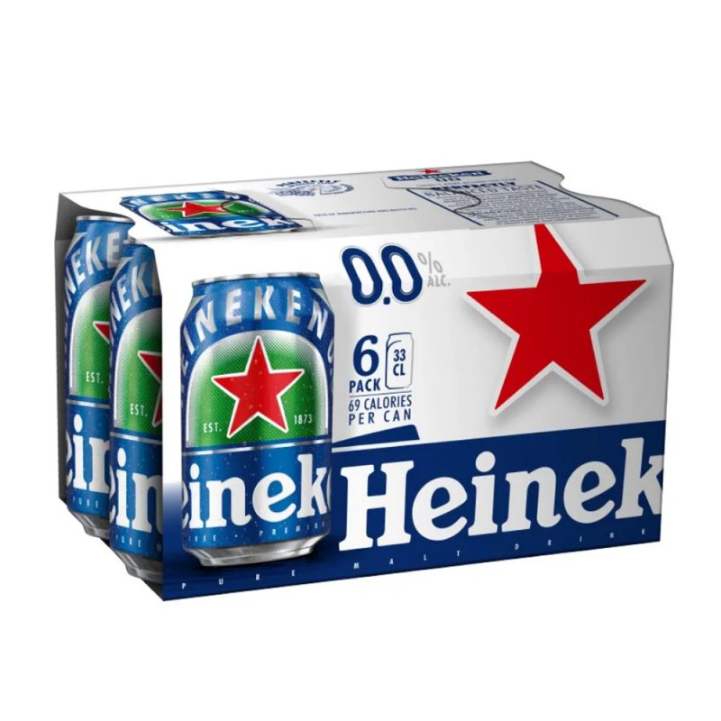 Heineken 0.0 6-Pack 330ml