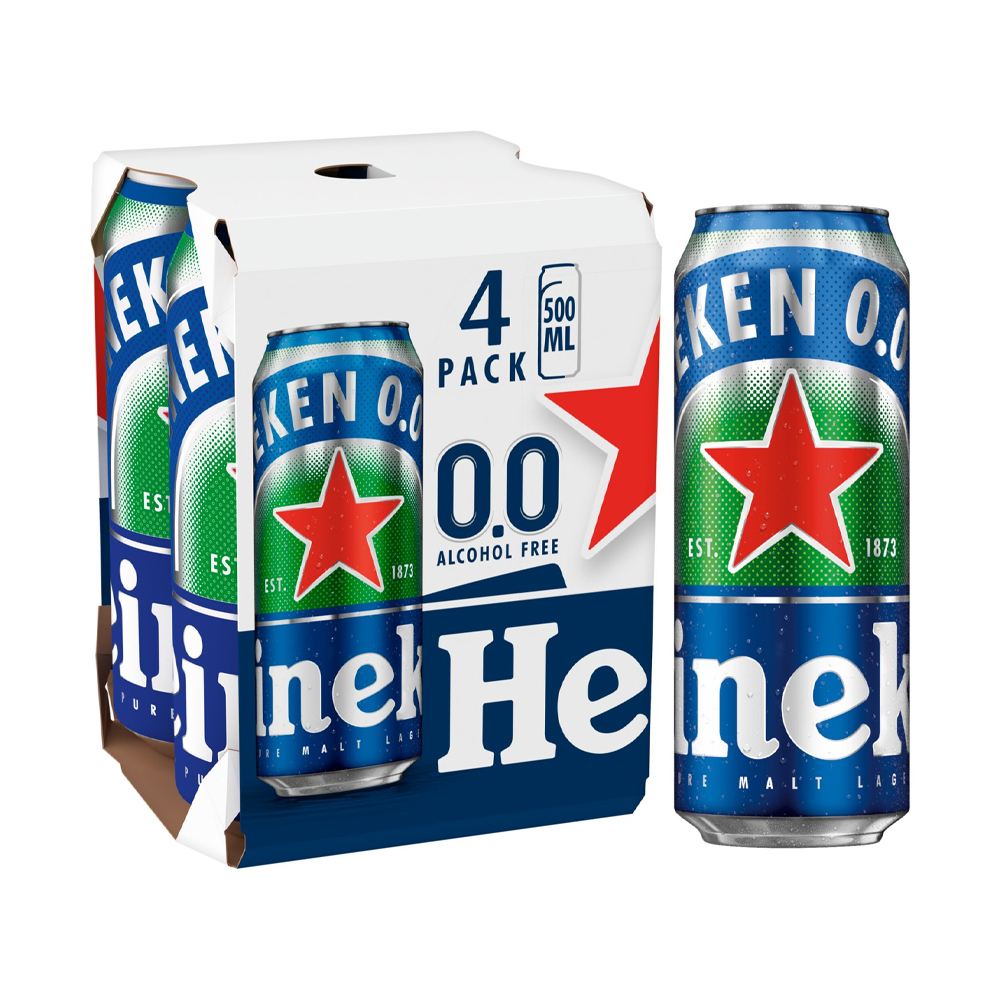 Heineken 0.0 4-Pack 500ml