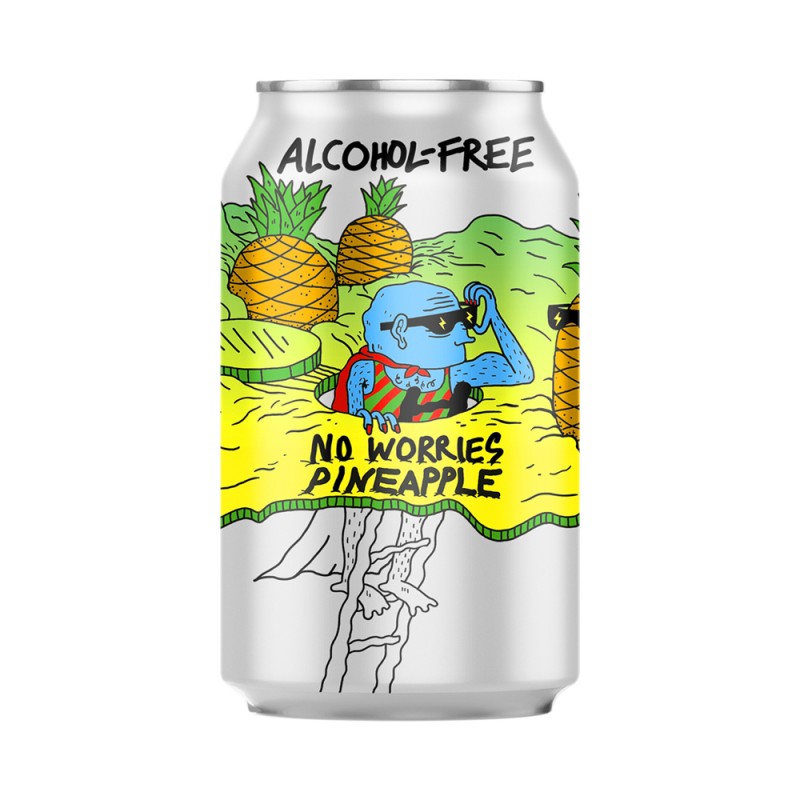 Lervig No Worries Pineapple IPA 330ml