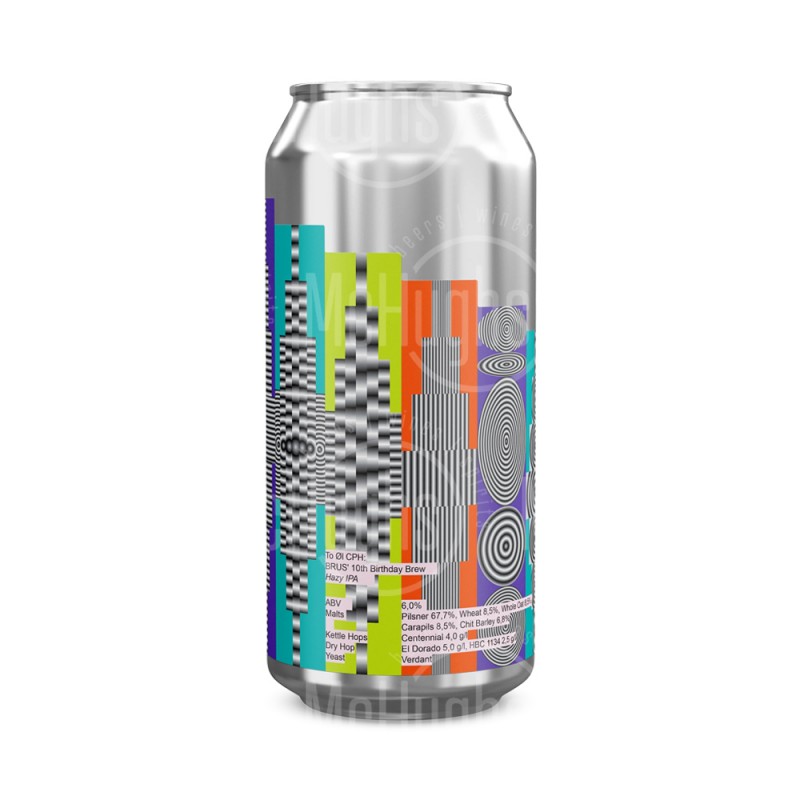 To Ol BRUS 10th Birthday Hazy IPA 440ml