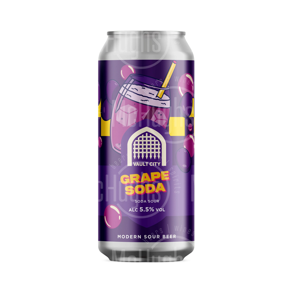 Vault City Grape Soda 440ml Vault City Grape Soda 440ml