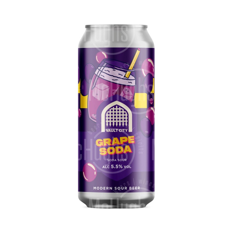 Vault City Grape Soda 440ml Vault City Grape Soda 440ml