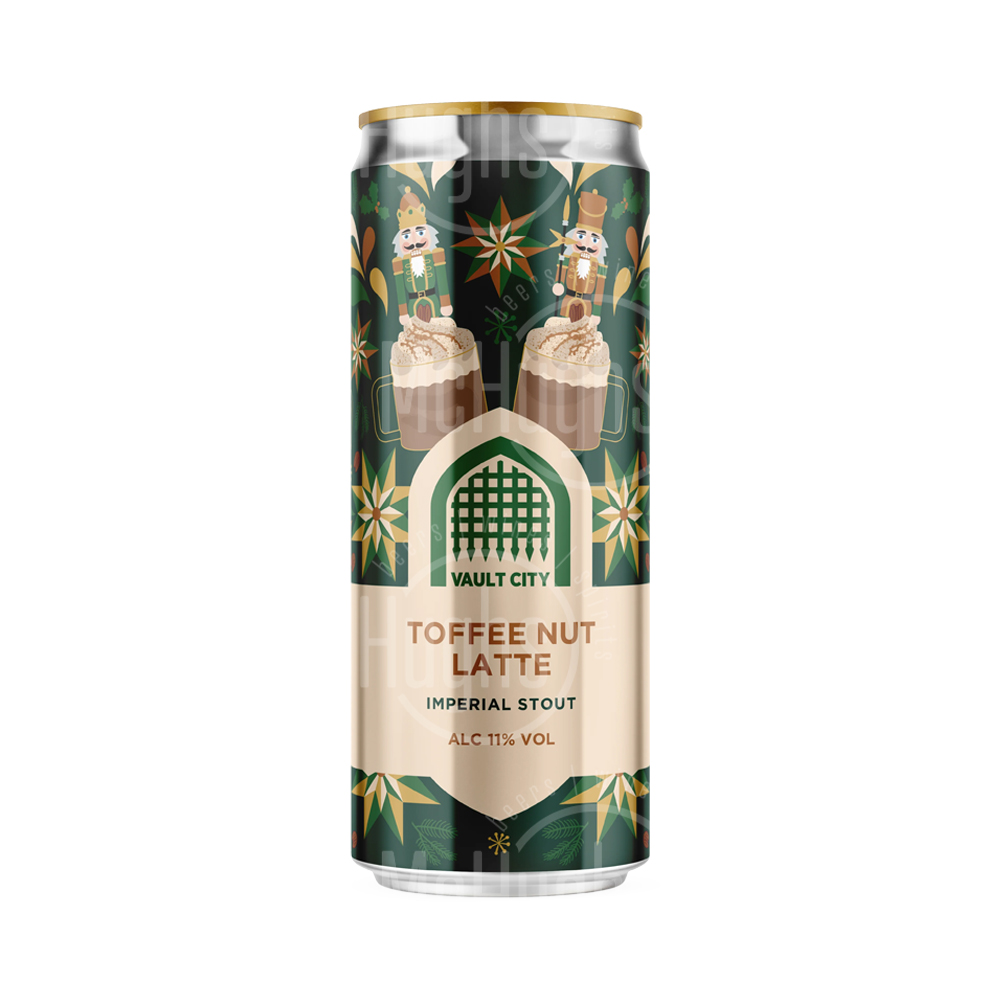 Vault City Toffee Nut Latte 330ml