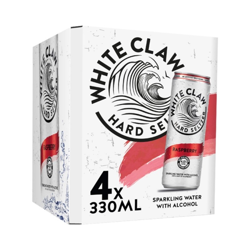 White Claw Raspberry 4-Pack 330ml
