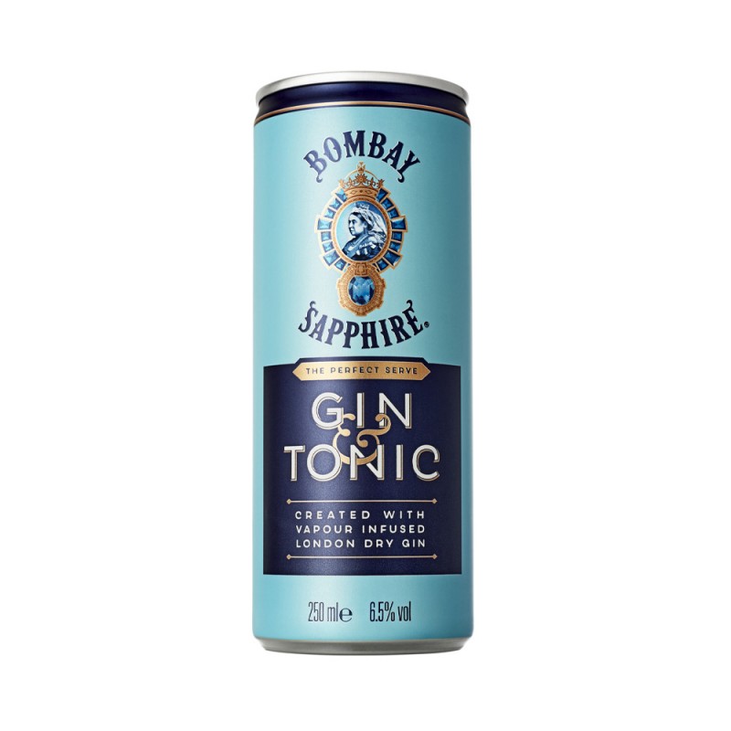 Bombay Gin & Tonic 250ml