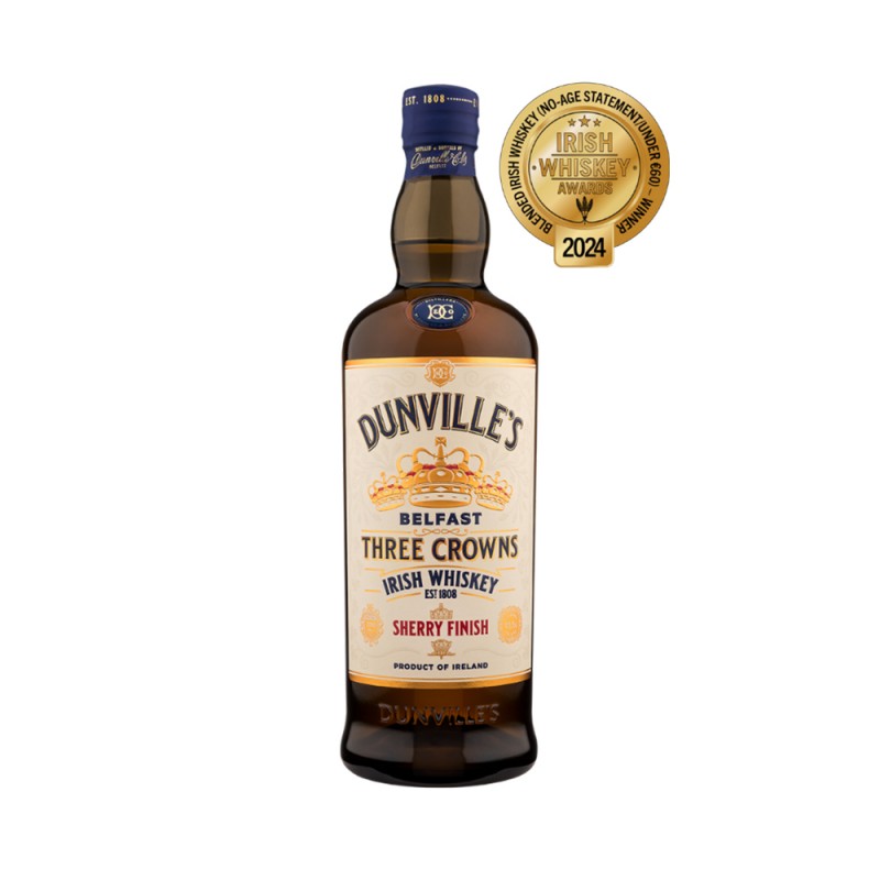 Dunville’s Three Crowns Irish Whiskey 700ml