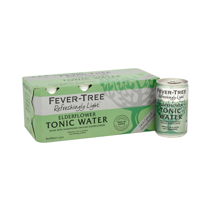 Fever-Tree Elderflower Tonic Water 150ml 8-Pack