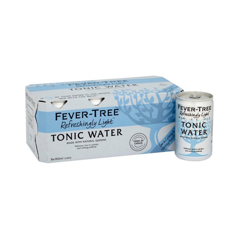 Fever-Tree Light Tonic Water 150ml 8-Pack