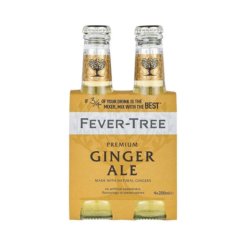 Fever-Tree Ginger Ale 200ml 4-Pack
