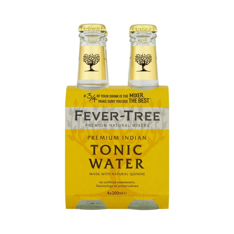 Fever-Tree Indian Tonic Water 200ml 4-Pack