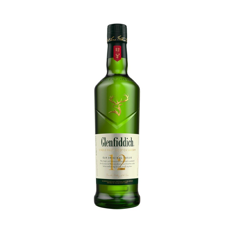 Glenfiddich 12 Year Old Single Malt Scotch Whisky 700ml