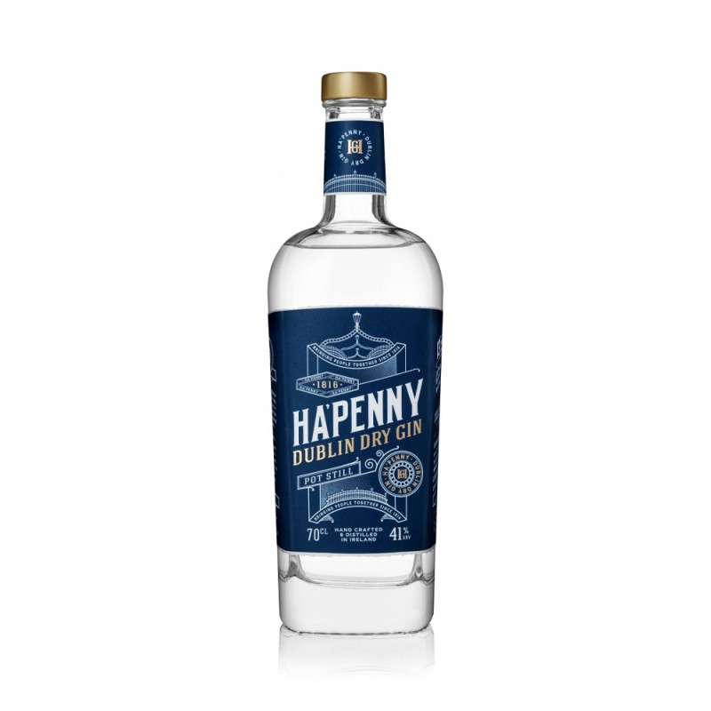 Ha'Penny Dublin Dry Gin 700ml