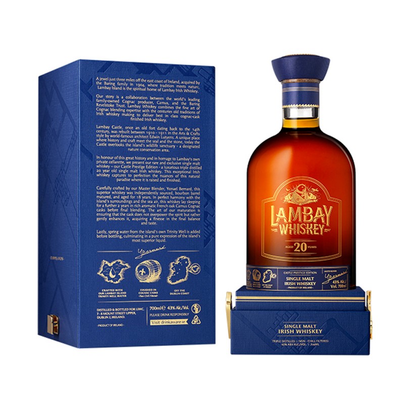 Lambay Single Malt 20 YO Castle Prestige Edition 700ml