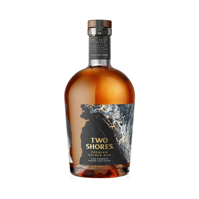 Two Shores Rum Cask Strength Peated Cask Finish 700ml